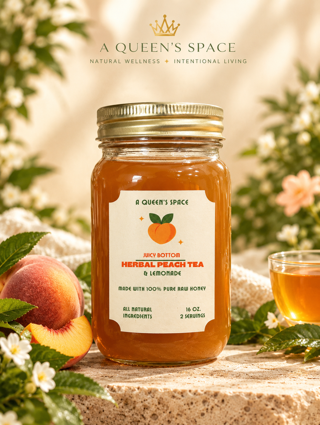 Ginger & Turmeric           Herbal Peach Tea & Lemonade